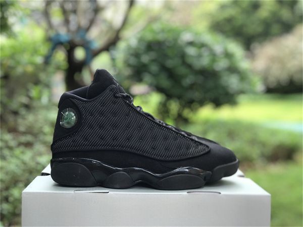 

2023 authentic shoes air 13s 13 black cat basketball 414571-011 sports sneakers trainers men anthracite with original box