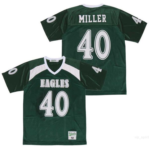 

high school football 40 von miller jerseys valley ranch moive pullover for sport fans team color brown sewing and stitched breathable pure c, Black