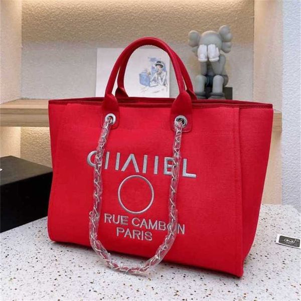 

50% off classics women's luxury handbags beach canvas embroidered chains packs bag small large pack xrjk