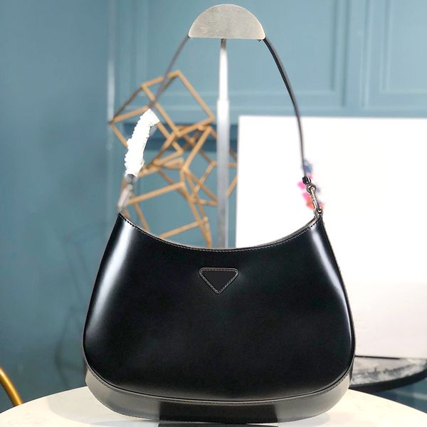 

prad metal fittings triangle tote fashion bag magnetic snap closure mini shoulder bag womens mens cleo luxury designer handbags crossbody wo