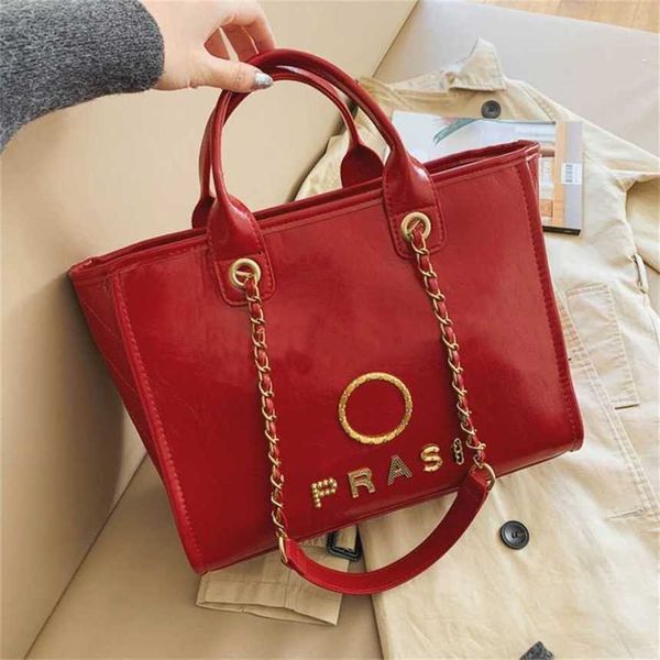 

50% off designer luxury handbags women's metal badge tote bag small beach capacity large leather one shoulder 8xhx
