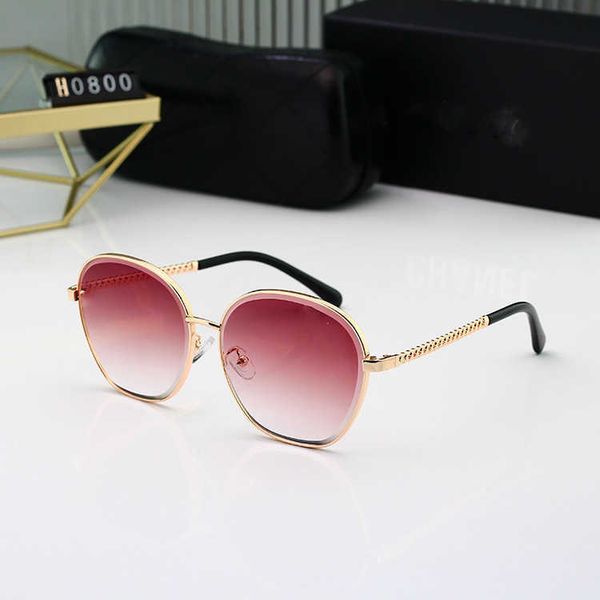 

frames 2023 new metal men and round frame fashionable matching sunglasses for women, White;black