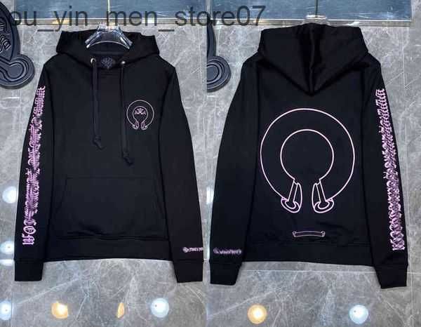 

classic mens zipper ch hoodies designer chrome horseshoe sanskrit cross print pullover heart hoody sweatshirts luxury woman jackts fate 5tj7, Black