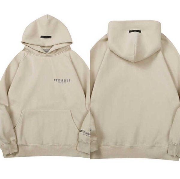 

fashion luxury men's sweatshirts essss entials tracksuits letter hoodies men women sportswear hooded pant coat sweater pullover couple, Black