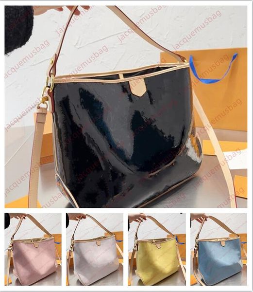 

women underarm bag graceful handbag odeon tote designer shoulder crossbody bags lady quality patent leather monograms embossing messenger wa
