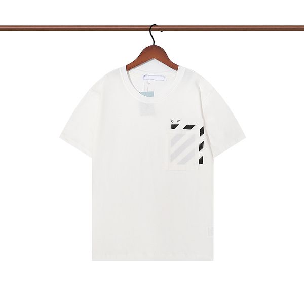 

fashion brand mens t shirt letter pattern short sleeve leisure offs loose womens t-shirt high street couple clothing whites, White;black