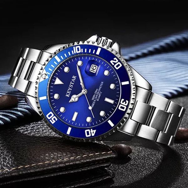 

mens luxury fashion watch leisure business imported mechanical movement leather strap 41mm big dial, Slivery;brown