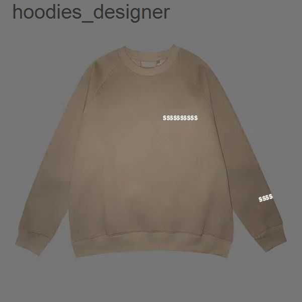 

hoodies designer mens essentail hoodie long sleeve pullover essentail hooded loose sportwear essen pant letter hoody woman men fashion style, Black
