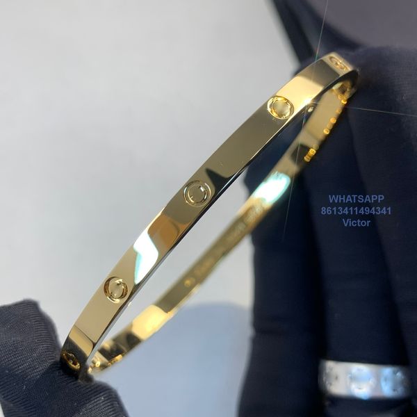 

bangle thin love bangl bracelet gold plated small bangles ladies for woman designer official replica t0p material highest counter quality ex, Black