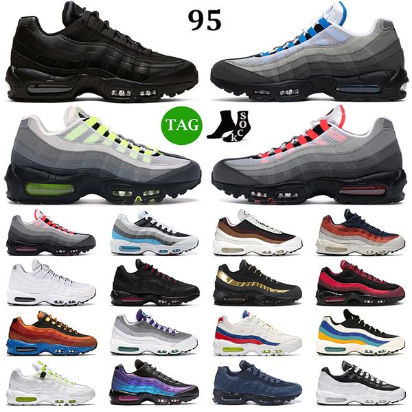 

2023 men women running shoes mens trainers crystal blue neon triple black white solar red bred orange volt grape outdoor sneakers sports siz
