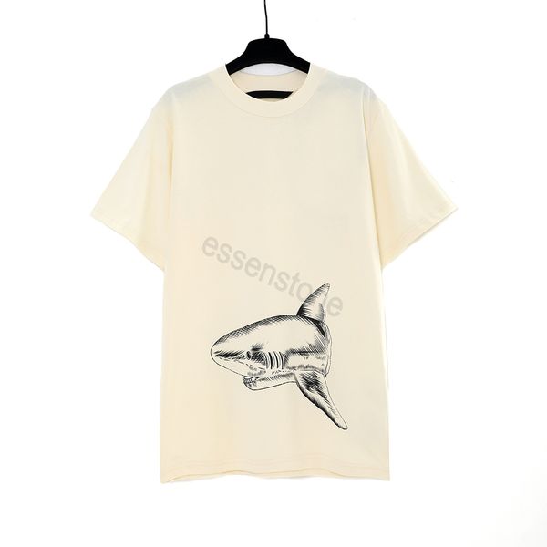 

summer designer palmss angels t shirts for men boy girl sweat angels tee shirts printing shark pattern breathable casual angelst shirts cott, White;black