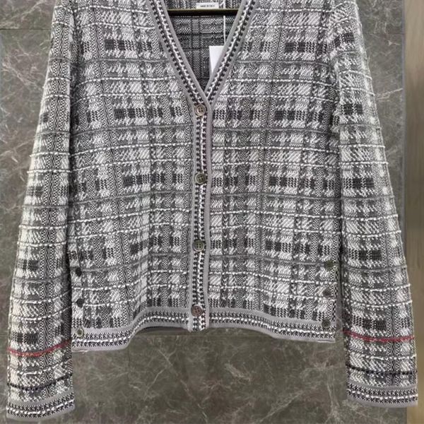 

sweaters women's fashion brand highend cardigan original madras jacquard design luxury long sleeve ladies famous sweater, White;black