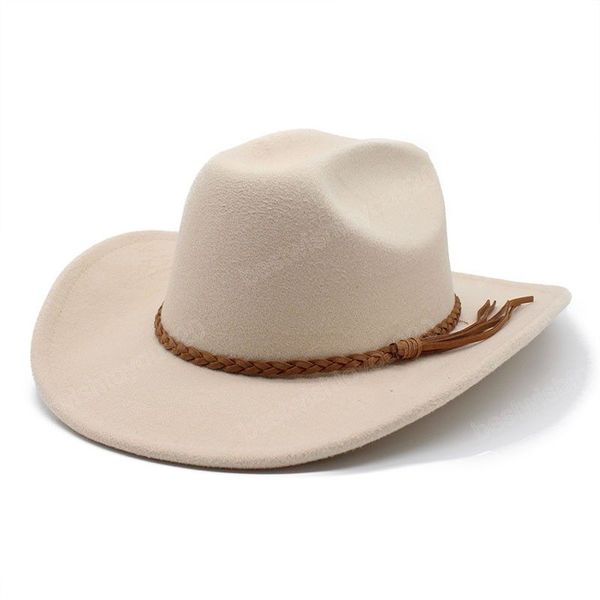

winter autumn women men western cowboy hats for gentleman jazz cowgirl hats wide brim fedoras dress caps, Blue;gray