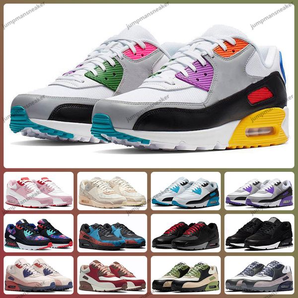

mens womens running shoes 90 triple black triple white valentines day supernova black tie-dye ruohan wang light smoke grey swingman sneaker