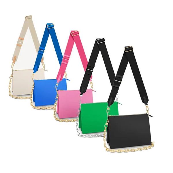 

women's mens designer purses coussin shoulder bags luxury crossbody tote classic square handbags genuine leather pm embossed two straps
