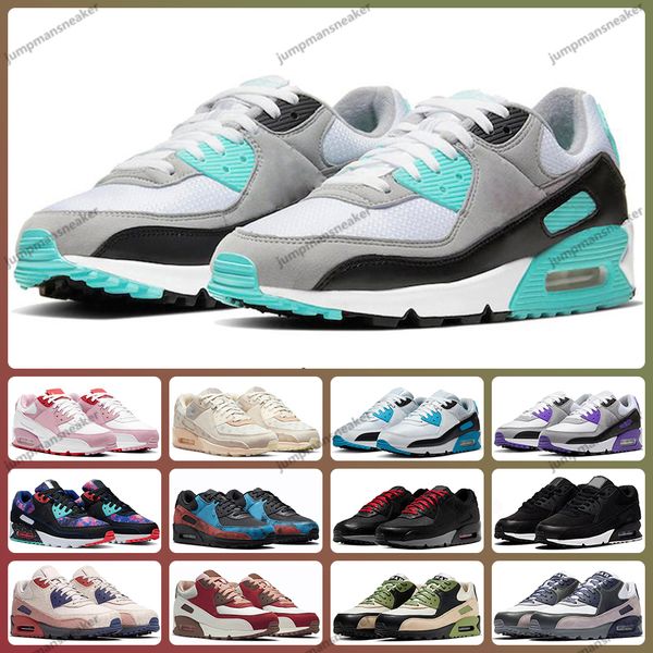 

mens womens running shoes 90 triple black triple white valentines day supernova black tie-dye ruohan wang light smoke grey ultramarine unc s