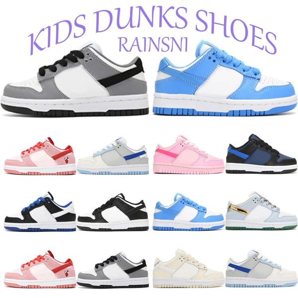 

kids shoes kids sb youth shoe sneakers childrens shoe sports boys girls pink panda 24-35 su hvthi#, Black;red
