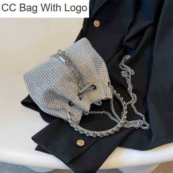 

evening bags brand design woman's letter quilted shoulder chain cc bag lambskin handbag vintage messenger bags caviar leather le boy 2., White