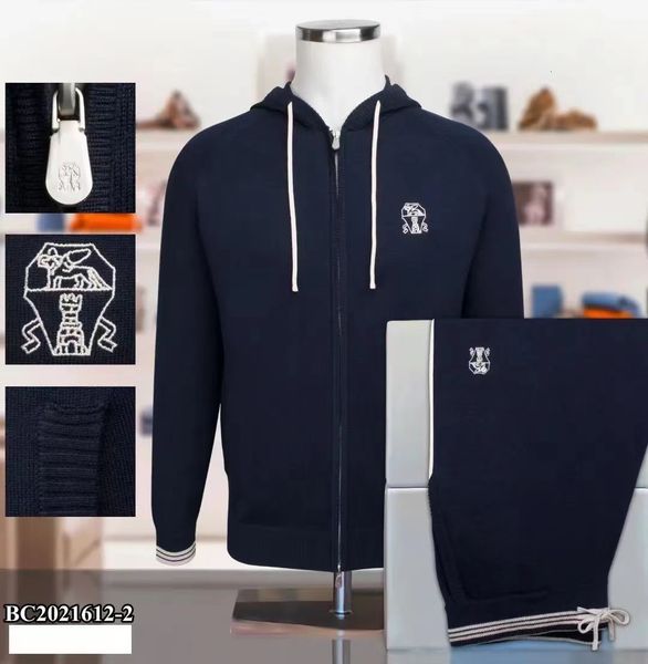 

mens tracksuits billionaire oechsli sportswear set men cotton fashion sports gentleman quality zipper outdoor embroidery m4xl 230419, Gray