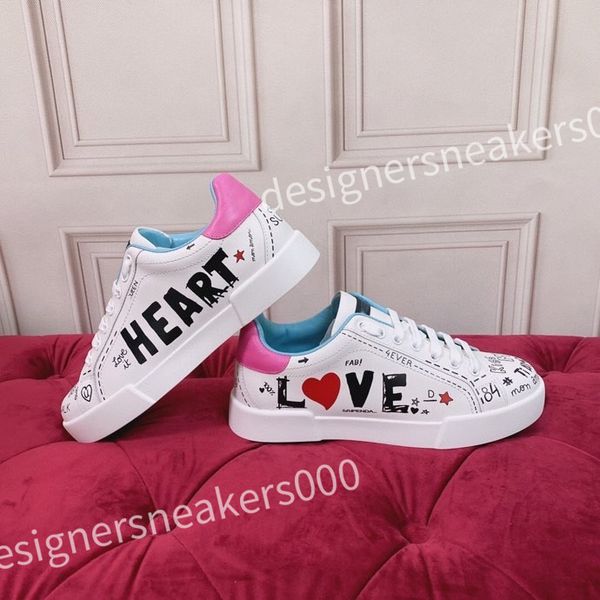 

new fashion shoe designer women leather lace up sneakers white flat sole womens luxury casual shoes, Red;white