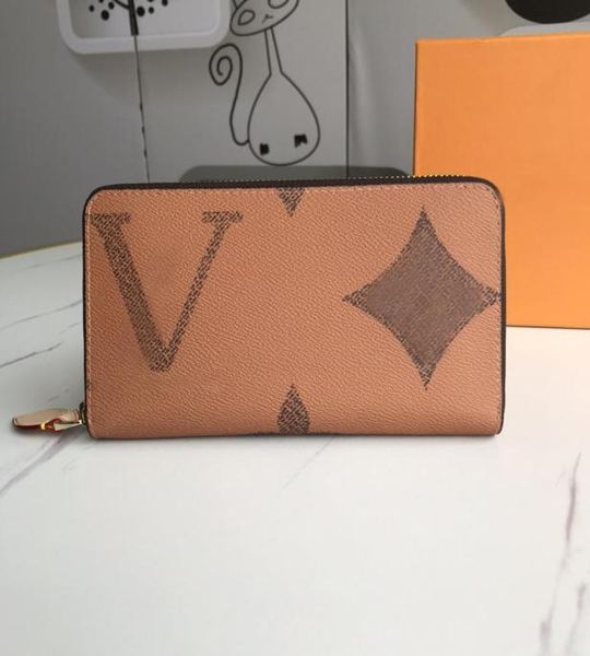 

2021 fashion flowers designer wallets luxurys men women leather bags classic letters key coin purse original box plaid card holder7780499, Red;black