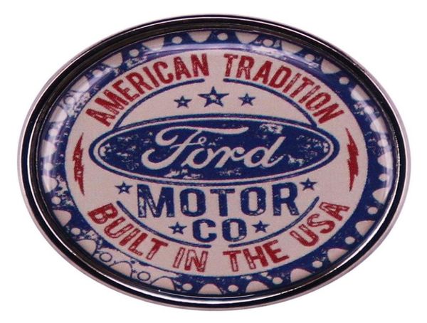 

fordmotorco logo badge american tradition built in the usa05339357, Blue