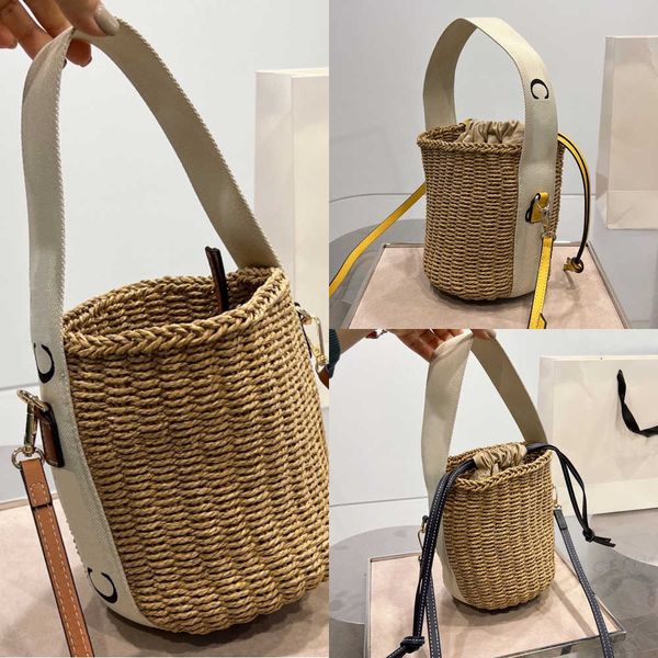 

evening fashion basket women bucket bag straw handbag tote beach shoulder crossbody womens handbags luxury designers bags totes purse