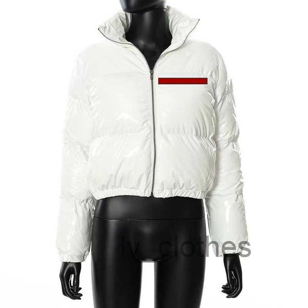 

designer women's waterproof down jacket - fashionable warm short parka for winter wear, Black