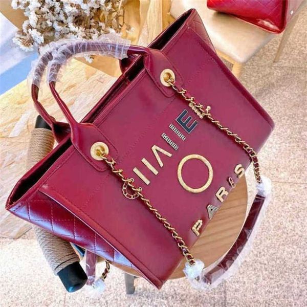

80% off luxury handbags classics women's beach designers metal pearl letter badge tote bag small leather large female chain wallet back