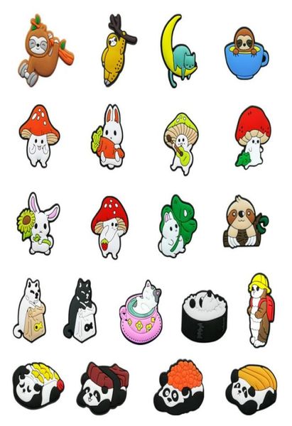 

kawaii croc charms fashion love shoe accessories for decorations charms pvc soft shoes charm ornaments buckles1809456, White;pink