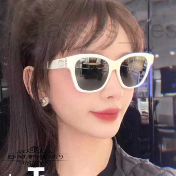 

sunglasses designer individuality ins same sunglasses female fashion pearl double cupec, White;black
