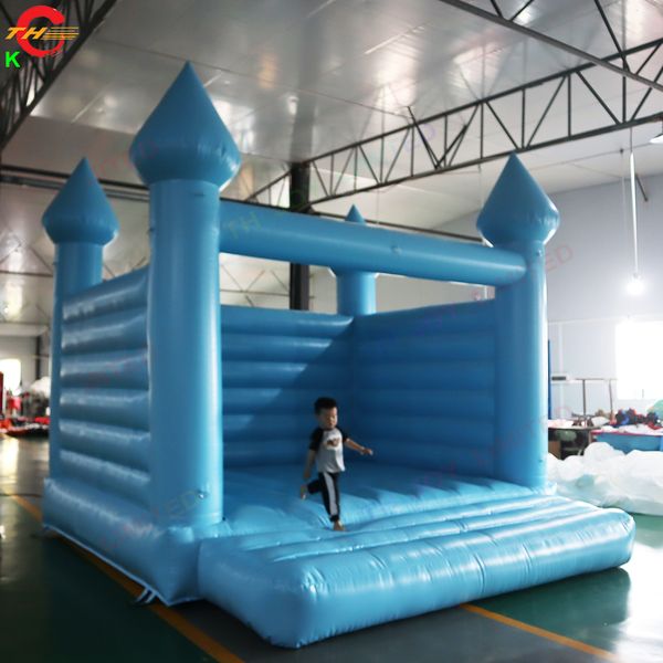

door delivery outdoor activities 2023 new wedding ceremony inflatable bounce house 4x4m jumping castle with air blower for children