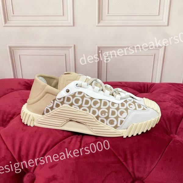 

2023 fashion shoe designer women leather lace up sneakers color matching white black flat sole womens luxury casual shoes, Red;white