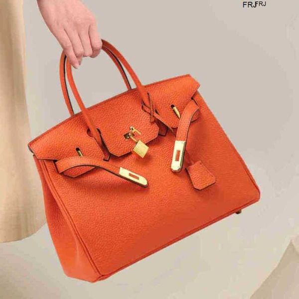 

designer birkin bags herms handbags layer cowhide large bag litchi pattern platinum capacity hand temperame have logo frj 90hs
