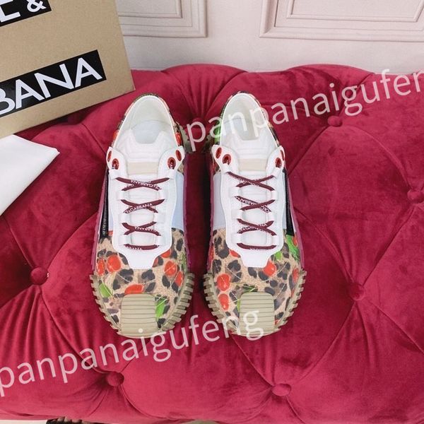 

2023 new vintage casual shoes calfskin reflective sneaker designer mens women sneakers fashion shoes shoe leather trainers, Black