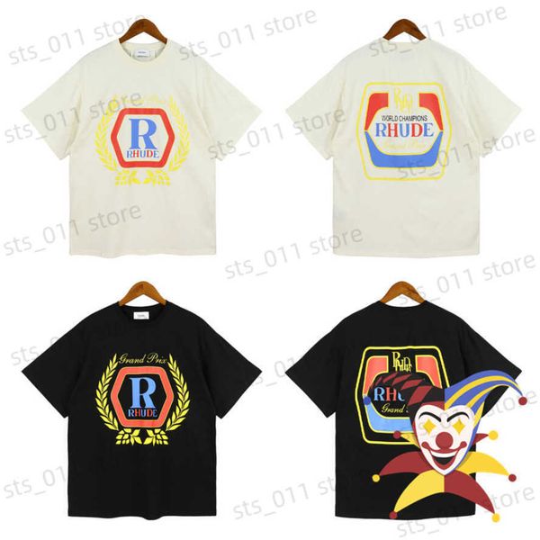 

men's t-shirts 2023ss oversized tee men women 1 1 patchwork t shirt t230419, White;black