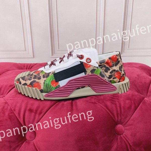 

2023 vintage casual shoes calfskin reflective sneaker designer mens women sneakers fashion shoes shoe leather trainers, Black