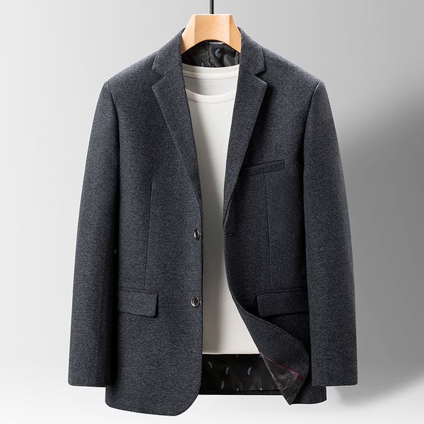 

designer blazer mens british style elegant simple fashion advanced simple casual party wear gentlemans suit fitte, White;black