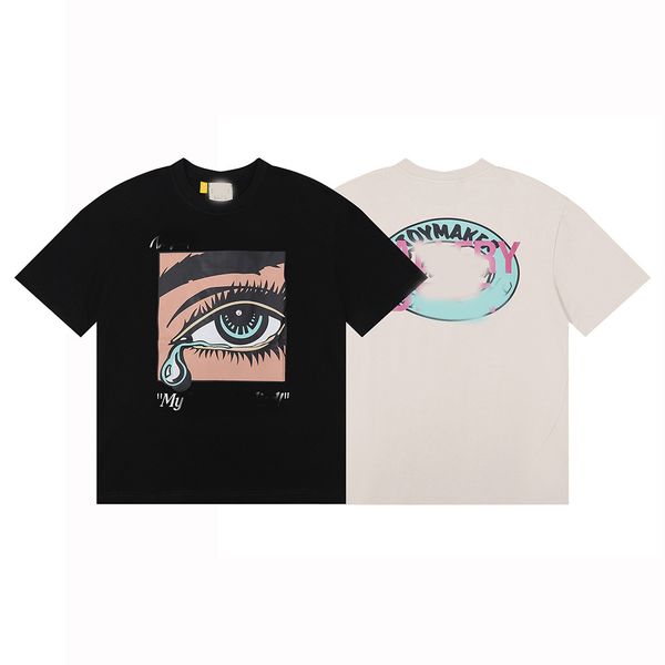 

men's t-shirts womens t shirt galler alphabet eye image print t-shirt male and female couple crewneck large size short sleeve, White;black