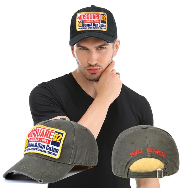 

dsquqredd2 hat icon d2 casual fashion trend baseball hat simple classic letter print couple sports hat dsq icon street fashion hat d138, Blue;gray