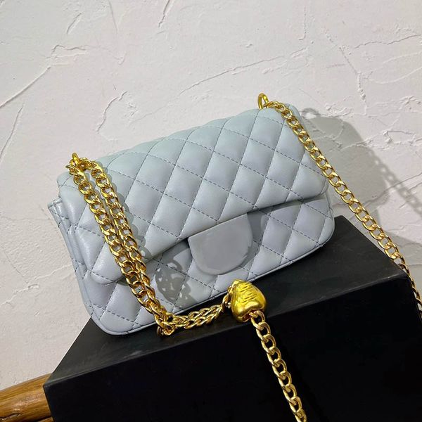 

mini love heart classic flap women shoulder bag gold hardware adjustable chain trend crossbody designer bag diamond plaid sheepskin quilted