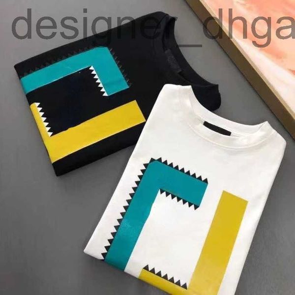 

men's t-shirts designerselling designer t shirt tide brand double f men's t-shirt summer little monster eyes letter print round ne, White;black