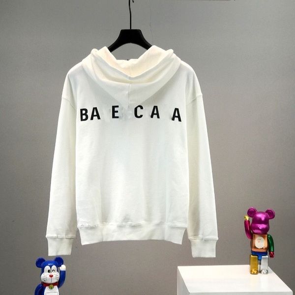 

mens hoodies fashion classic high-quality designer women sweatshirts printed casual loose hooded fleece sweater clothing high street, Black