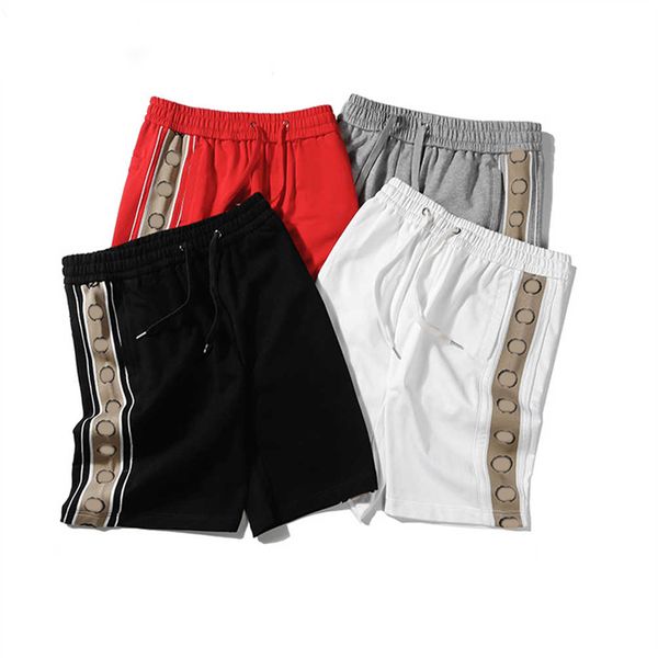 

2023mens shorts pants embroidered love capris cotton terry letter casual shorts asian size s-2xl, Black