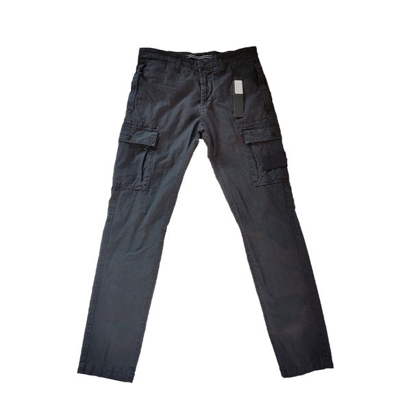 

men's pants 2023 new men tooling functional tide brand big pocket loose casual pants make old overalls, Black