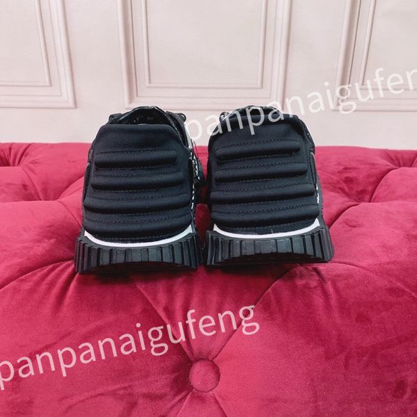 

2023 new luxury designer casual shoes mens vintage trainers sneakers women fashion shoe lace-up platform sneaker, Black