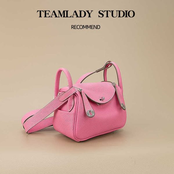 

lindys luxry h erms totes bag teamlady layer cowhide high-grade lipstick powder soft waxy pillow women's cross body doctorqqq