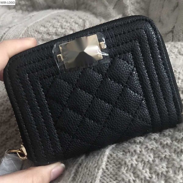 

wallets luxury brand design letter quilted cc bag vip giveaways leather feel classic plaid lychee pattern zipper card bag zero wallet 2l6b, White