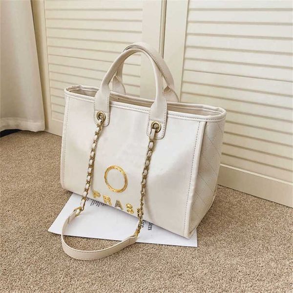 

80% off designer luxury classic handbags women's beach metal badge tote bag small female capacity large leather one shoulder backpack q