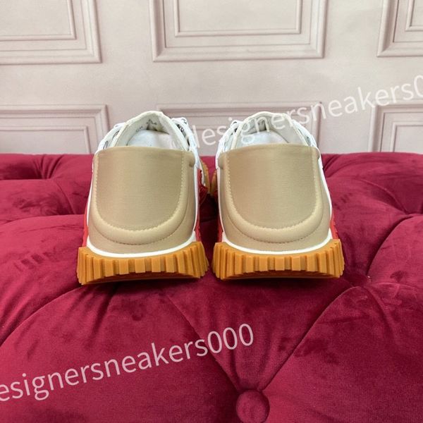 

designer men's and women's sports shoes casual shoes leather lace up flat shoes retro canvas shoes men's and women's fas, Red;white